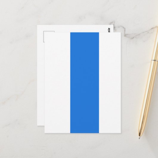 Carte Postale Libérez le nouveau drapeau russe (Devant/Arrière en situation)