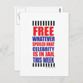 Carte Postale Libérez les Fameux (Devant / Derrière)