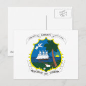 Carte postale Libéria (Devant / Derrière)
