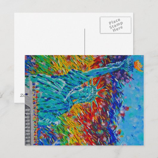 Carte Postale Liberté (Devant / Derrière)