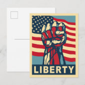 Carte Postale Liberté (Devant / Derrière)