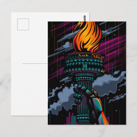 Carte Postale Liberté (Devant / Derrière)