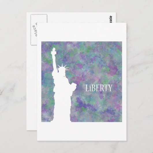 Carte Postale Liberté (Devant / Derrière)