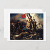 Carte Postale Liberté à la tête du peuple, Eugene Delacroix (Devant / Derrière)