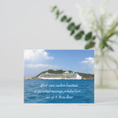 Carte Postale Liberté à St Martin Custom Cruise Mailer (Debout devant)