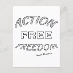 Carte Postale Liberté d'action