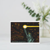 Carte Postale Liberté dans l'obscurité, elle a néanmoins persist (Debout devant)