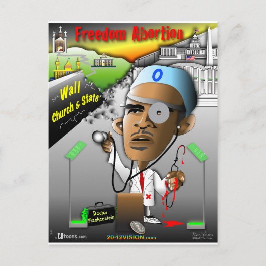 Carte Postale Liberté d'avortement (Devant)