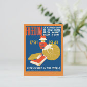 Carte Postale Liberté d'expression (Debout devant)