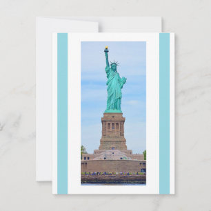 Carte Postale Liberté éclairant le monde Poème de Lazarus