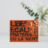 Carte Postale Liberte Egalite Fraternite : Révolution française (Debout devant)