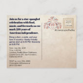 Carte Postale Liberté Illumine le Ciel • 1776–2026 Objet de Coll (Dos)