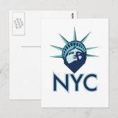 Carte Postale Liberté NYC (Devant / Derrière)