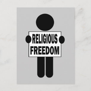 Carte Postale Liberté religieuse