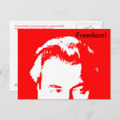 Carte Postale Liberté ! Rouge (mis à jour) (Devant / Derrière)