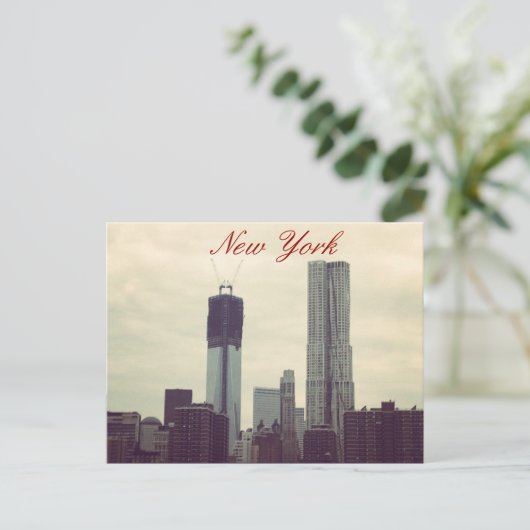 Carte Postale Liberté Skyline (Debout devant)