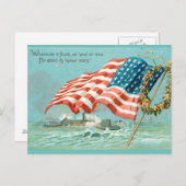 Carte Postale Liberté souriante (Devant / Derrière)