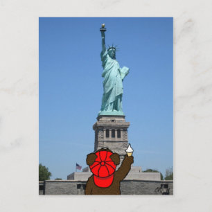 Carte postale 'Liberty Bear' NY