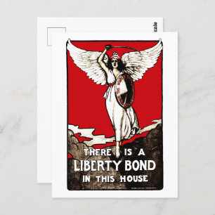 Carte Postale Liberty Bond World War I Poster 1918