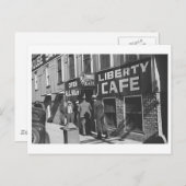 Carte Postale Liberty Cafe Vintage 1939 Restaurant Photo (Devant / Derrière)