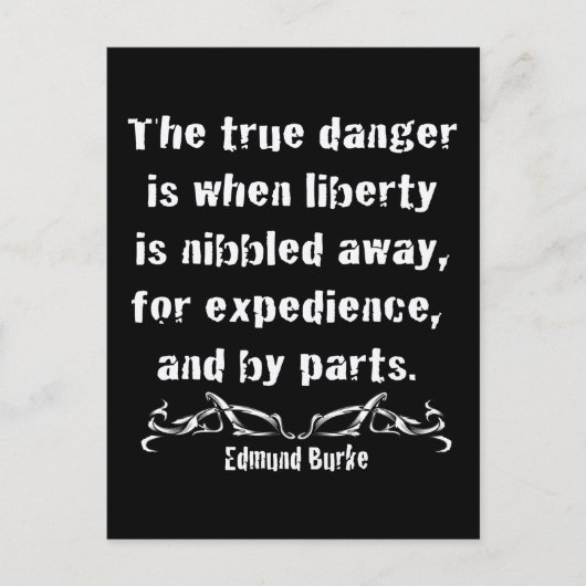 Carte Postale Liberty is Nibbled Away (Devant)