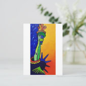 Carte Postale Liberty Lady (Debout devant)