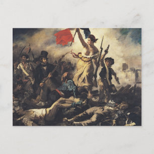 Carte Postale Liberty Leading the People par Eugene Delacroix