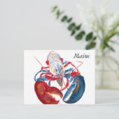 Carte postale Liberty Lobster (Debout devant)