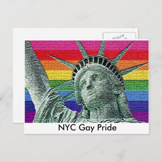 Carte Postale Liberty Pride (Devant / Derrière)