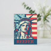 Carte Postale Liberty Reefer, modifier le texte (Debout devant)