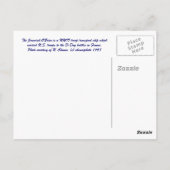 Carte Postale Liberty Ship SSJeremiah O'Brien - Customisé (Dos)