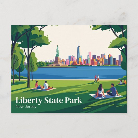 Carte Postale Liberty State Park États-Unis (Devant)