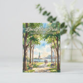 Carte Postale Liberty State Park USA (Debout devant)