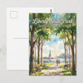 Carte Postale Liberty State Park USA (Devant / Derrière)