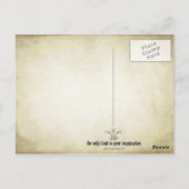 Carte postale Libra (Dos)