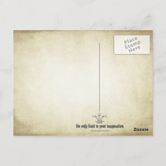 Carte postale Libra (Dos)