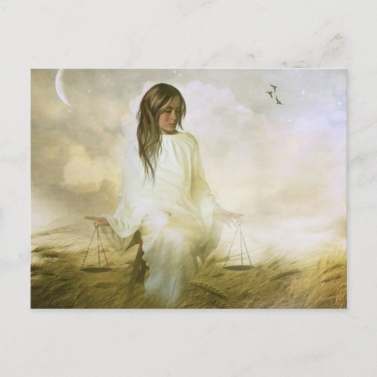 Carte postale Libra (Devant)