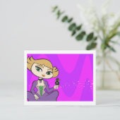 Carte postale Libra (Debout devant)