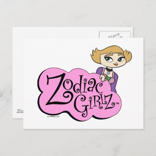 Carte postale Libra (Devant / Derrière)