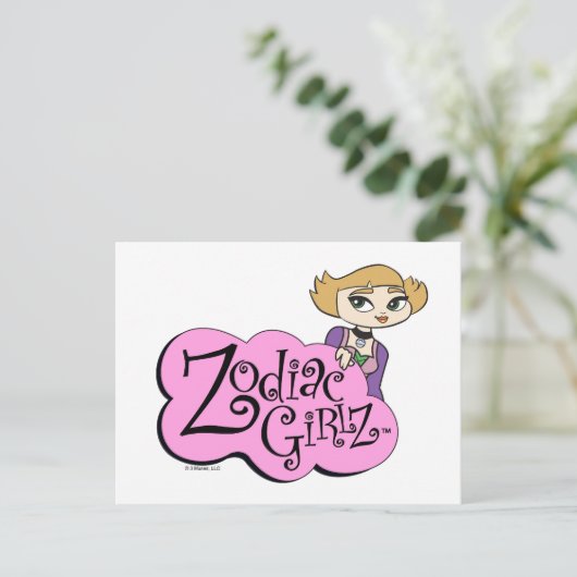 Carte postale Libra (Debout devant)