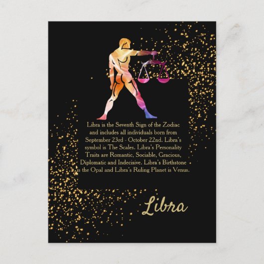 Carte Postale Libra (Devant)