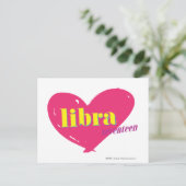 Carte Postale Libra (Debout devant)