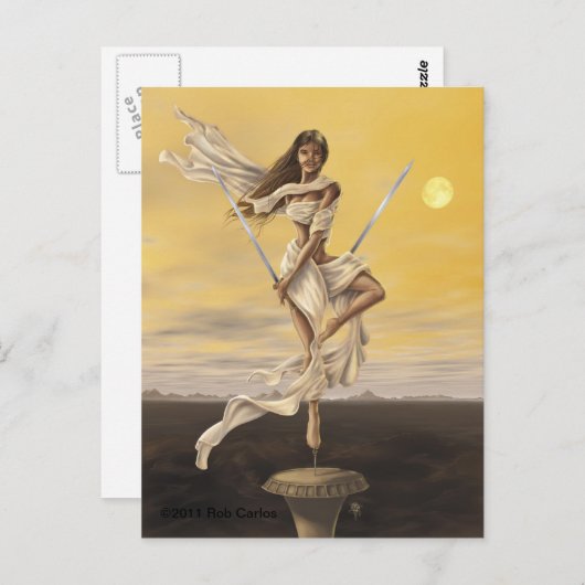 Carte postale Libra (Devant / Derrière)