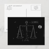 Carte postale Libra (Devant / Derrière)