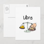Carte Postale Libra (Devant / Derrière)