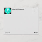 Carte postale Libra (Dos)