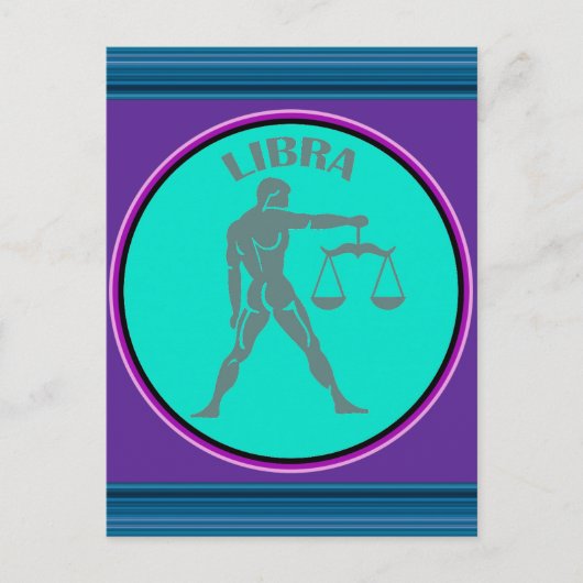 Carte postale Libra (Devant)