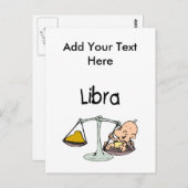 Carte Postale Libra (Devant / Derrière)