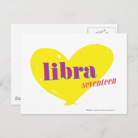 Carte Postale Libra 3 (Devant / Derrière)