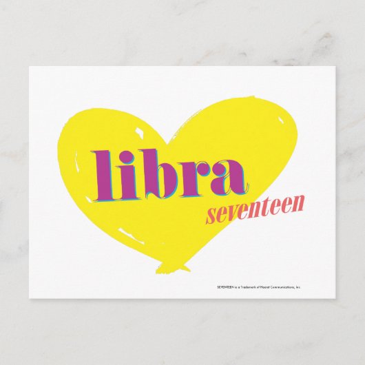 Carte Postale Libra 3 (Devant)
